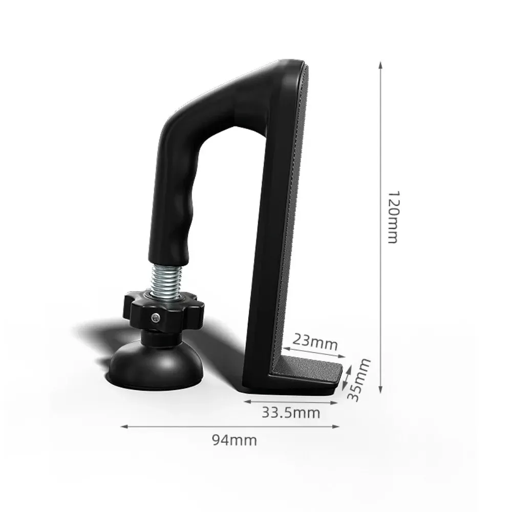 Butoir de porte portable en métal robuste pour voyage, sans perçage, antivol pour hôtel, appartement et maison 6
