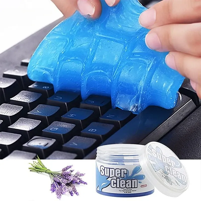 Gel nettoyant pour voiture, gel de nettoyage détaillant pour intérieur automobile, pâte nettoyante magique universelle pour clavier et ordinateur portable 4