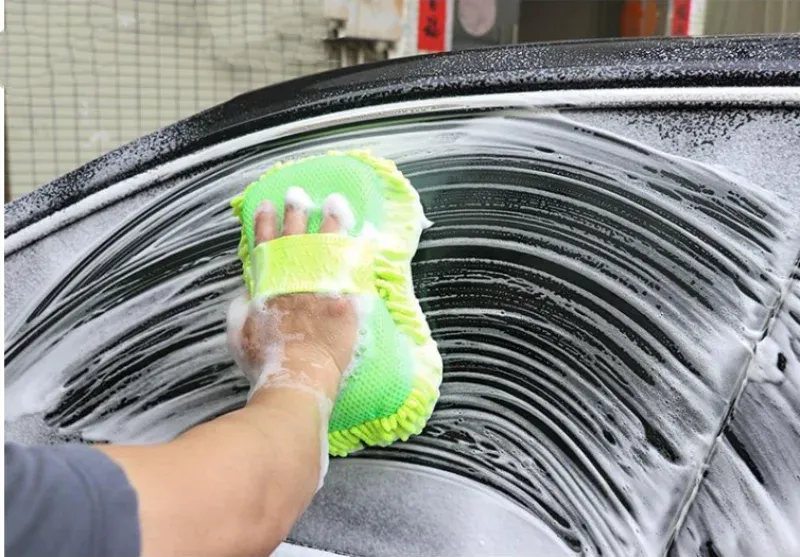 Gants de lavage auto en microfibre