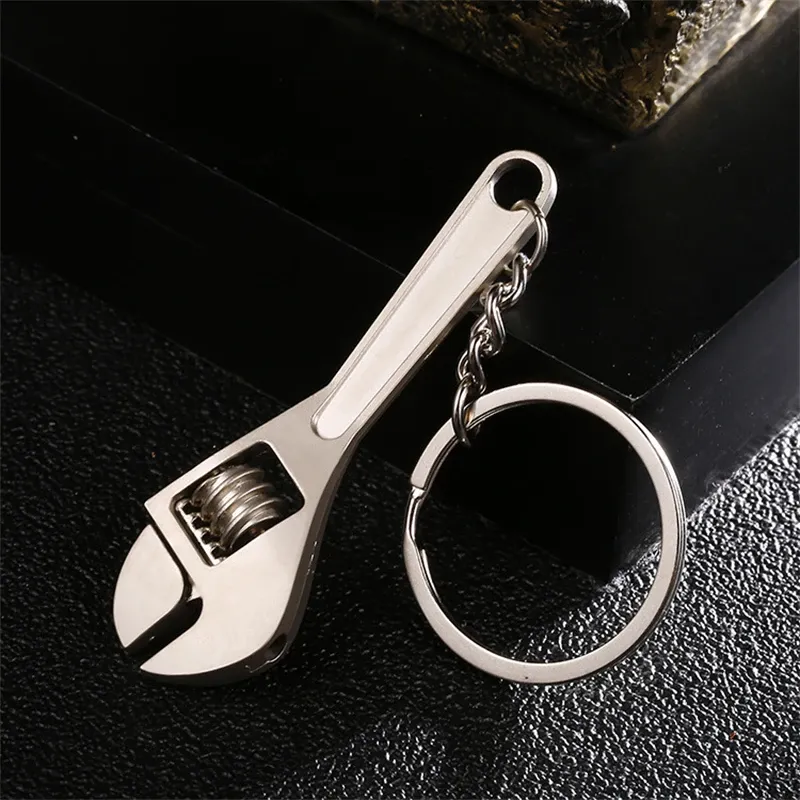Porte-clés en métal à clé réglable, outil créatif pour homme, 1 pièce 7