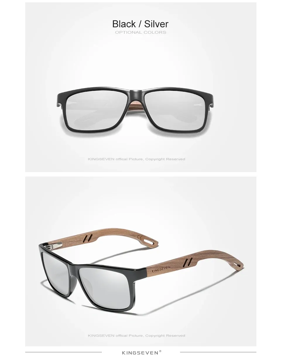 Lunettes de soleil en bois, style lifestyle