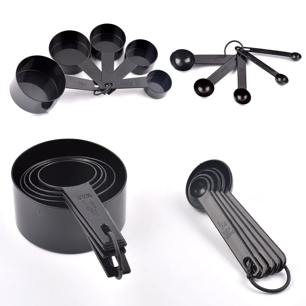 Ensemble d'ustensiles de cuisine avec tasse et cuillère doseuses 5