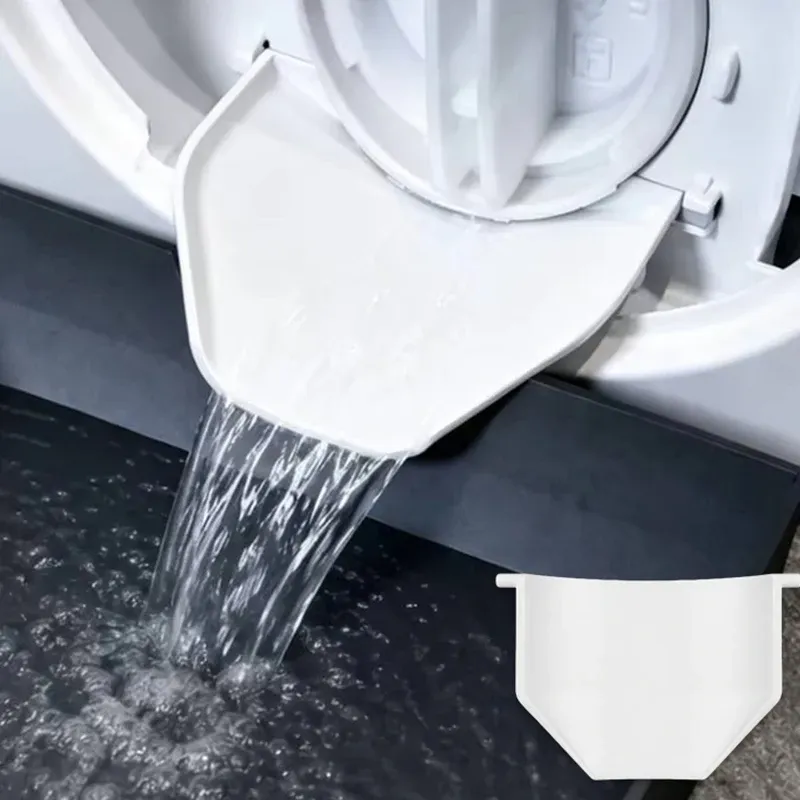 Bac de récupération d'eau universel pour lave-linge à chargement frontal avec entonnoir de vidange 2
