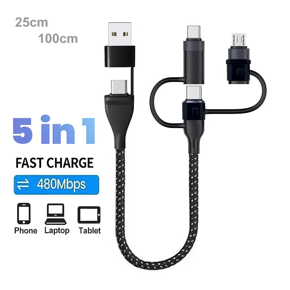 Câble de charge USB-C tressé en nylon