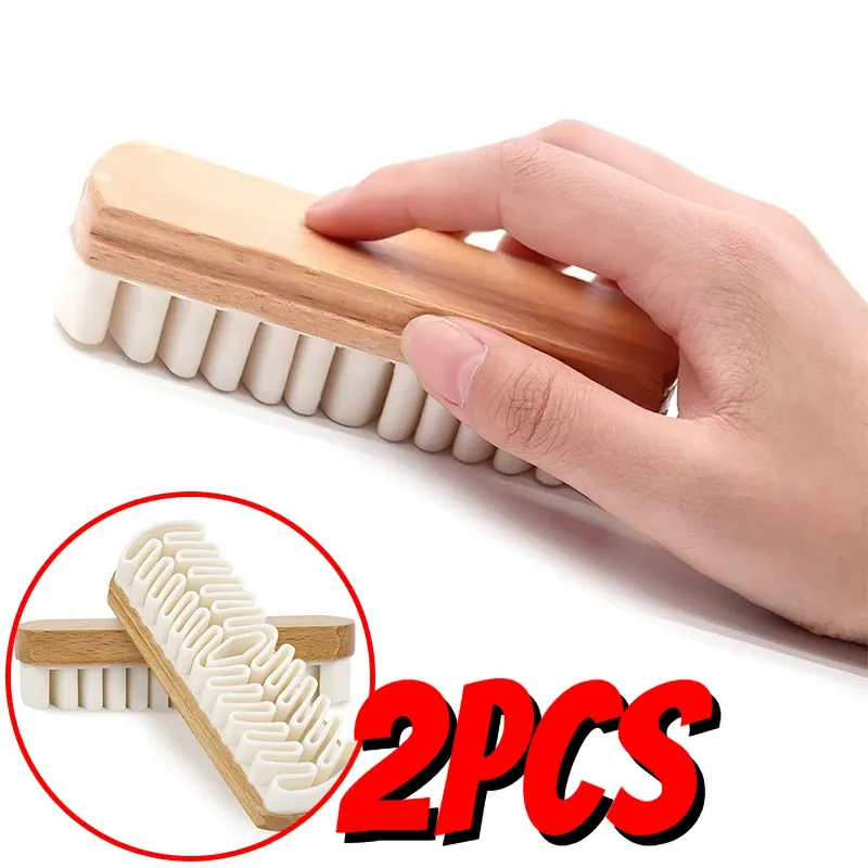 Brosse de nettoyage pour détail intérieur automobile en Alcantara, outil de nettoyage pour rembourrage en daim - Image 1