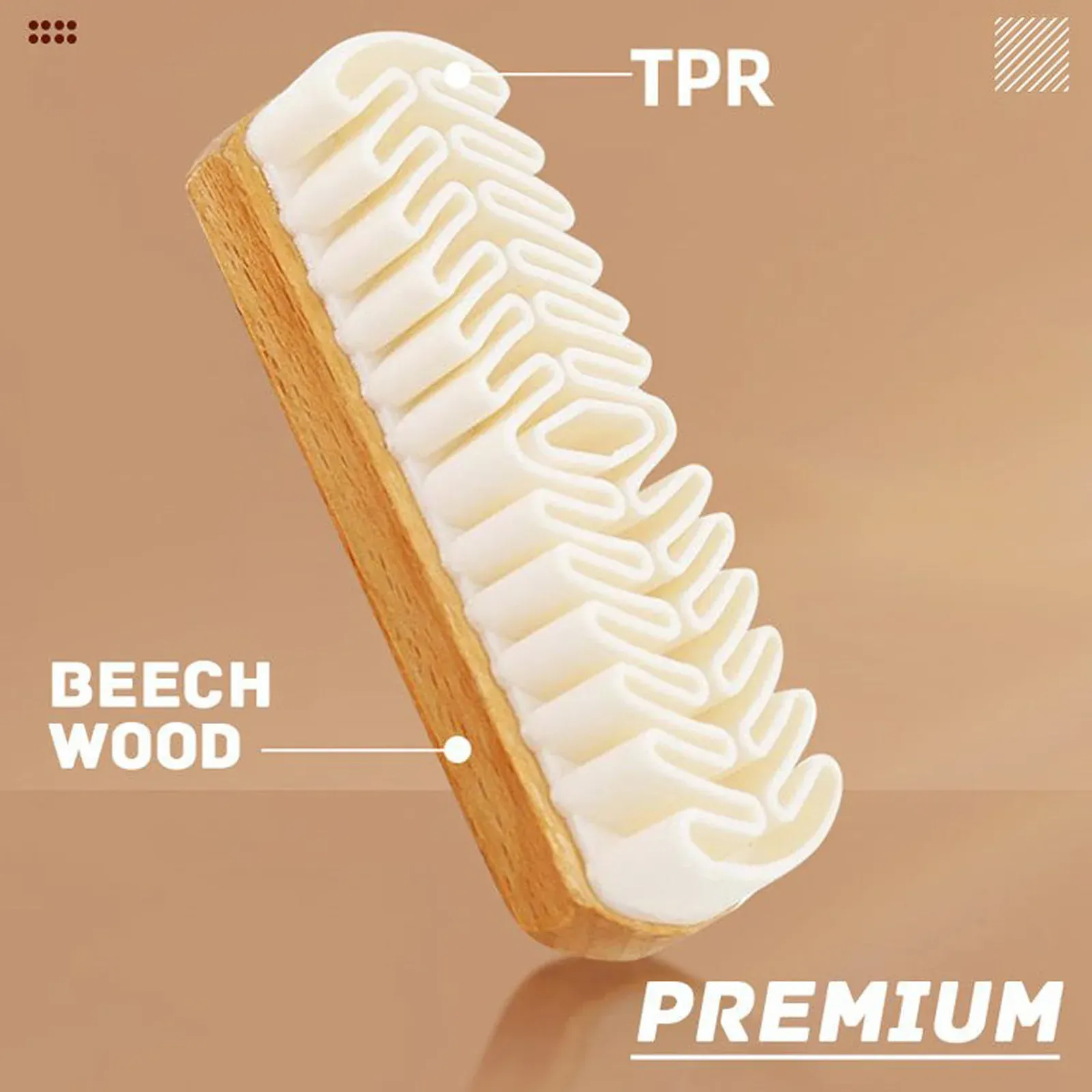 Brosse de nettoyage pour intérieur automobile, vue d'ensemble
