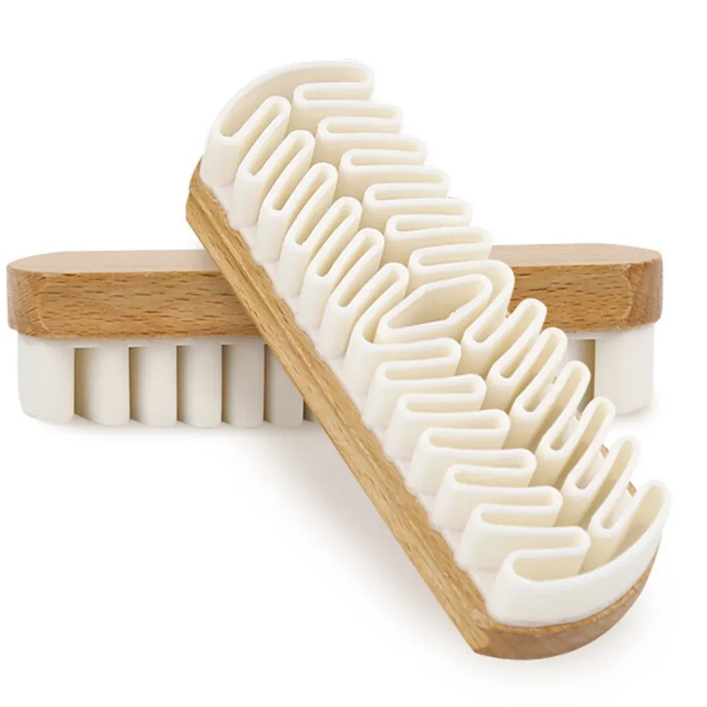 Brosse de nettoyage pour détail intérieur automobile en Alcantara, outil de nettoyage pour rembourrage en daim 8