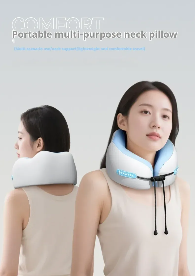 Oreiller cervical en mousse à mémoire de forme en forme de U