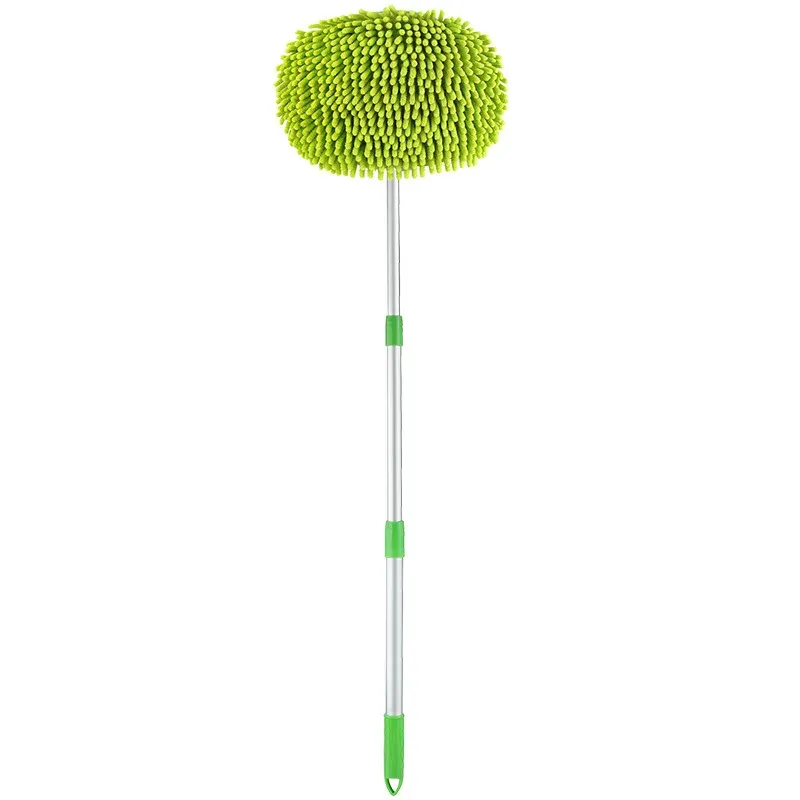 Brosse de nettoyage automobile réglable, extra absorbante, télescopique à long manche, accessoires automobiles 4