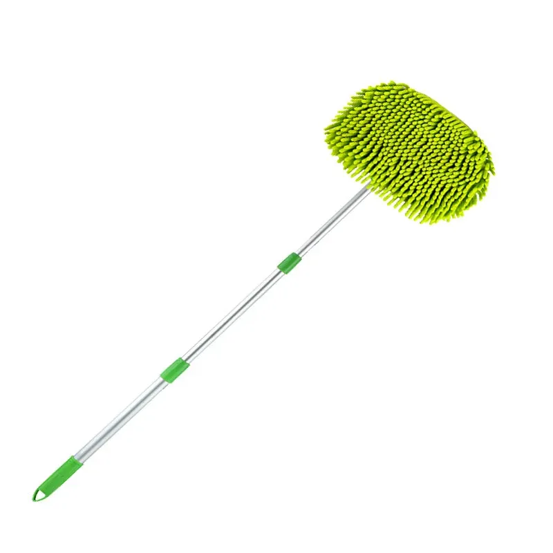 Brosse de nettoyage automobile réglable, extra absorbante, télescopique à long manche, accessoires automobiles 7