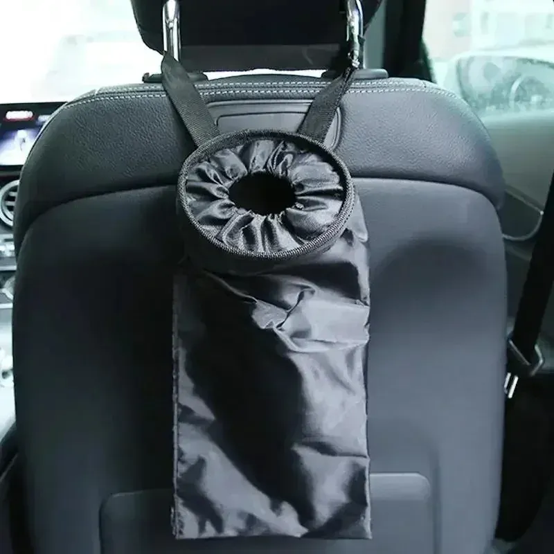 Sac poubelle universel pour voiture à fixer sur appui-tête de siège arrière