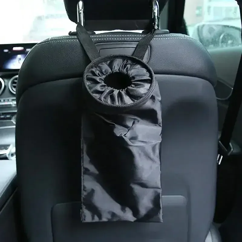 Sac poubelle universel pour voiture à fixer sur appui-tête de siège arrière 7
