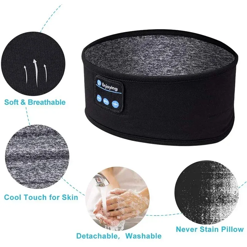 Détail du bandeau élastique des écouteurs sans fil