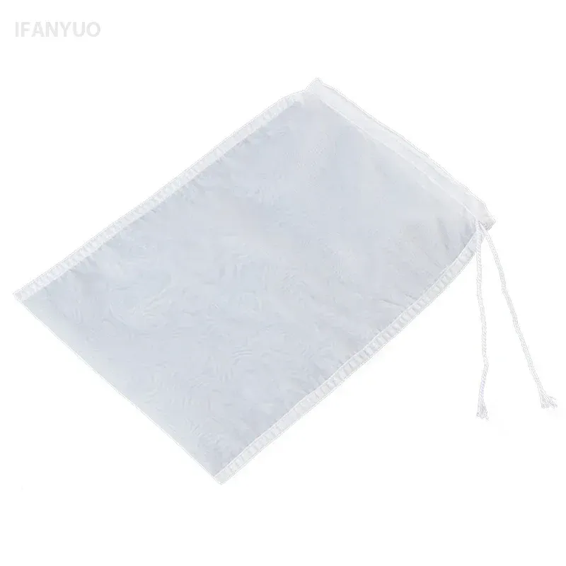 Passoire réutilisable en nylon pour yaourt, thé, fromage, boissons, lait de soja, vin et noix, sac filtrant en maille pour brassage 6