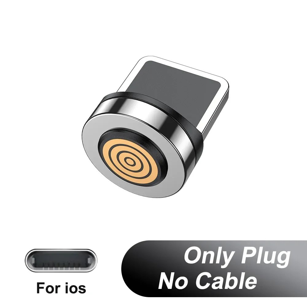 Câble de charge rapide magnétique AUFU 5A, rotation à 540°, avec connecteurs Micro USB et USB Type-C magnétiques, compatible iPhone 14, Samsung et Xiaomi 16