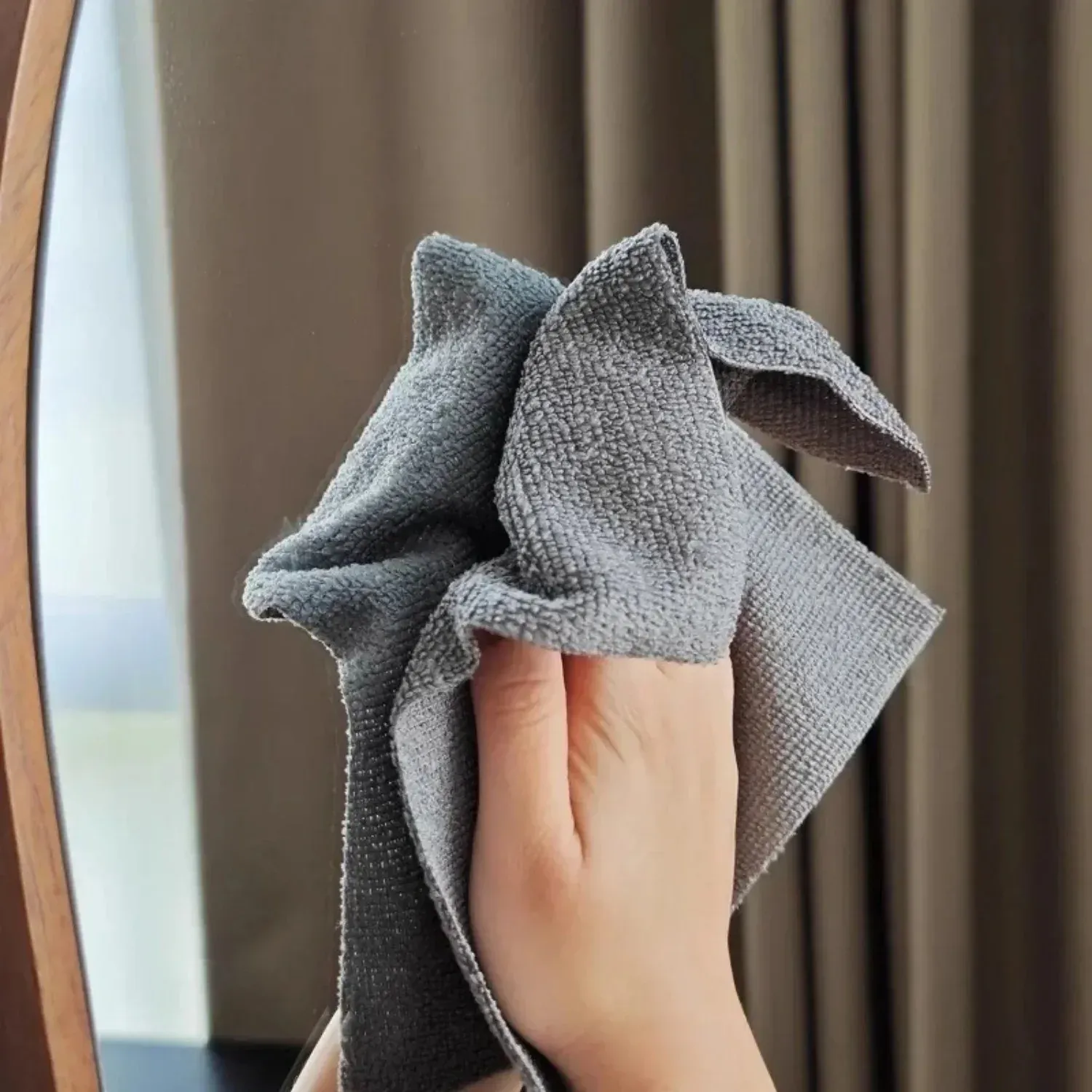 Lingette de cuisine en microfibre réutilisable, double face, pour la vaisselle, les ustensiles et les accessoires de cuisine, déchirable à la main. 3