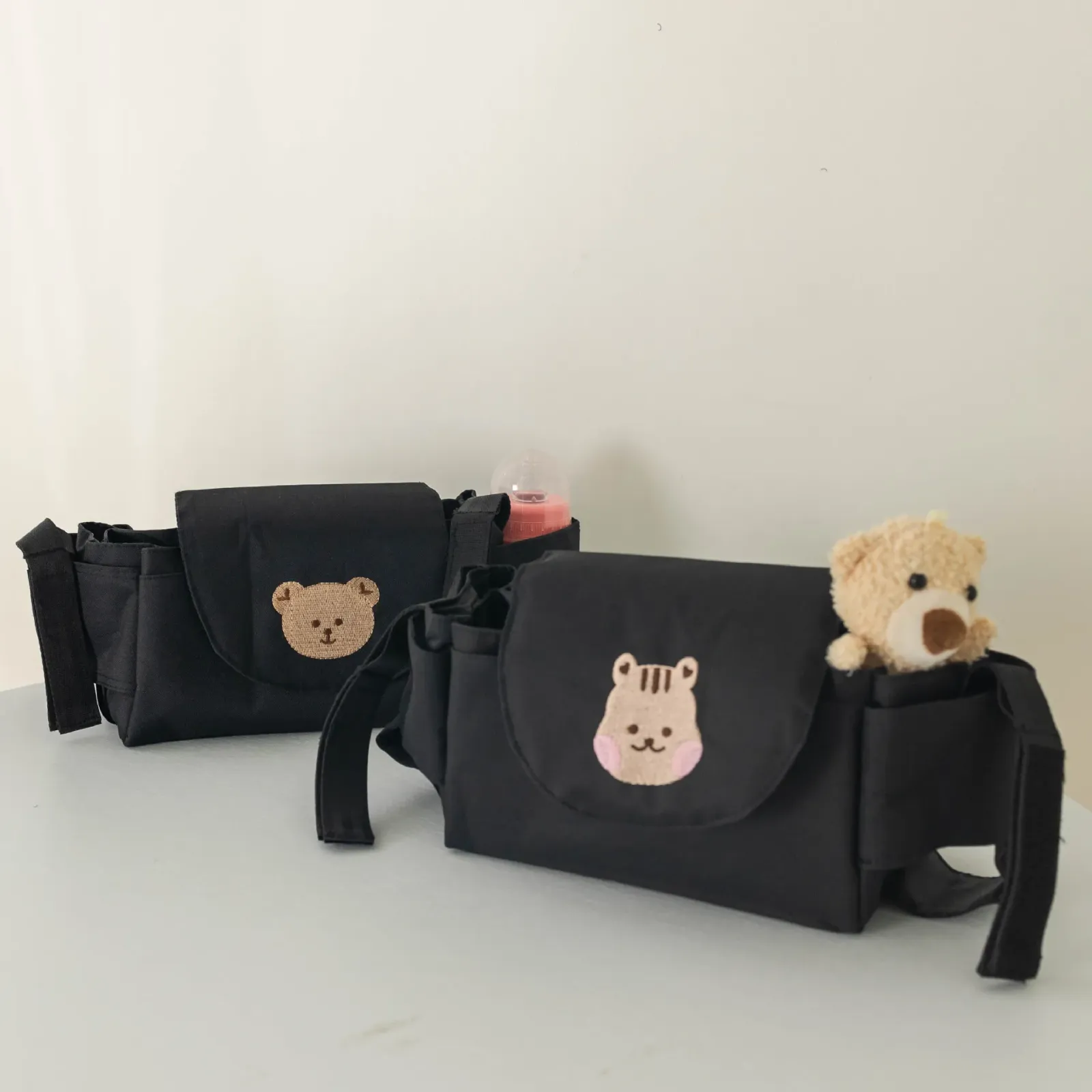 Sac pour poussette, finitions soignées