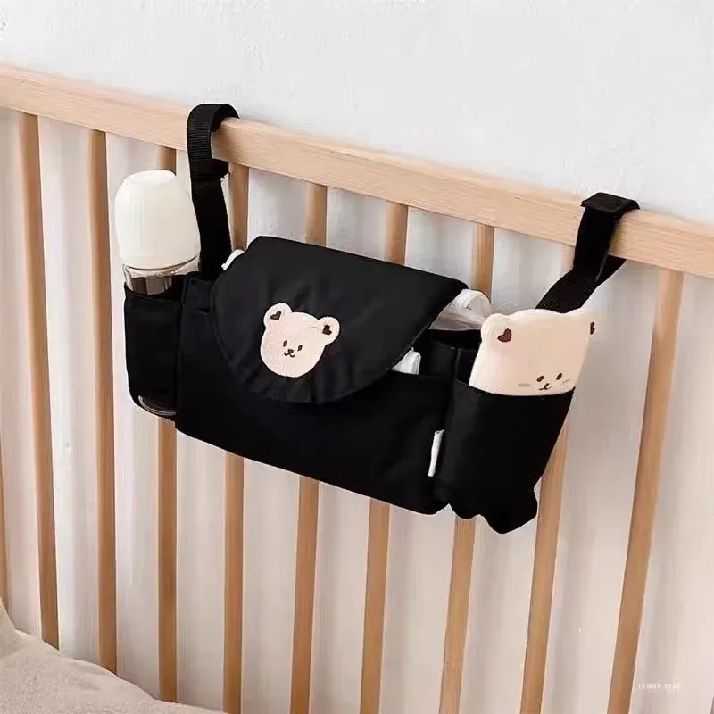 Sac pour poussette, mise en situation en promenade