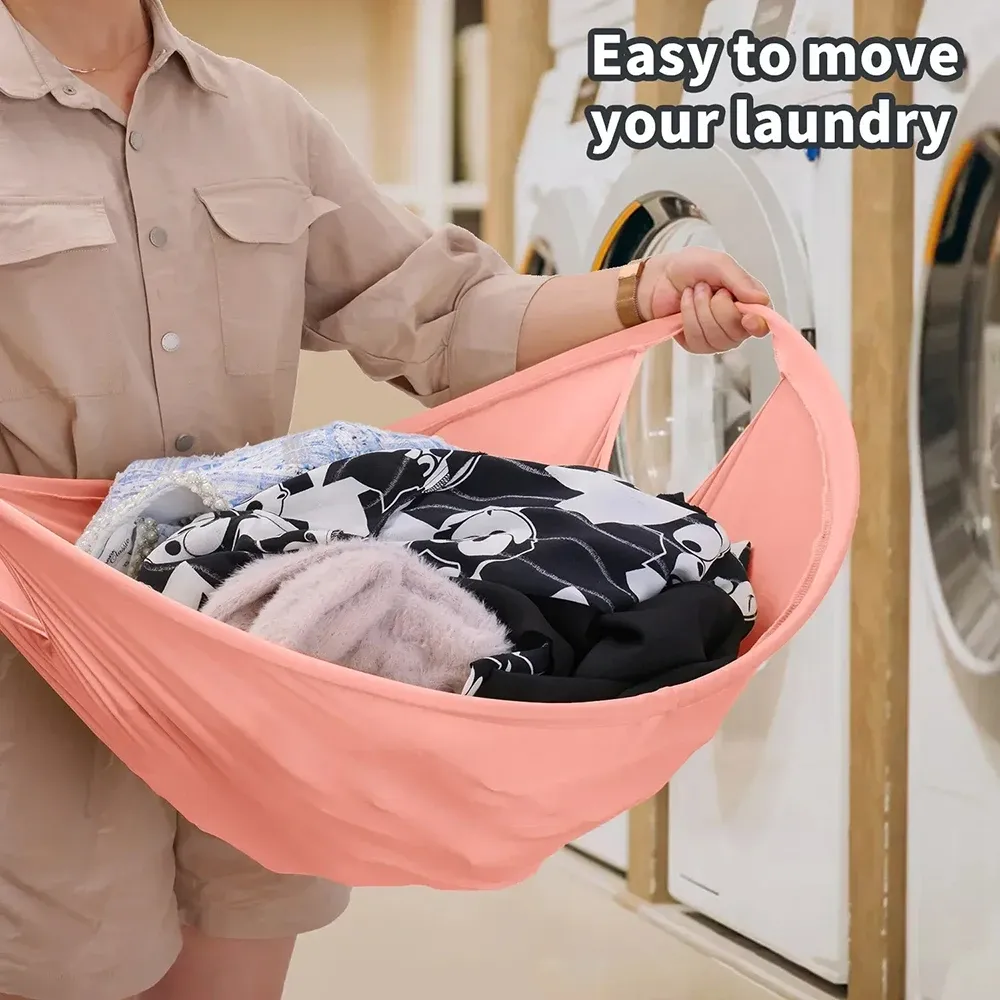 Panier à linge pliable dans un dortoir