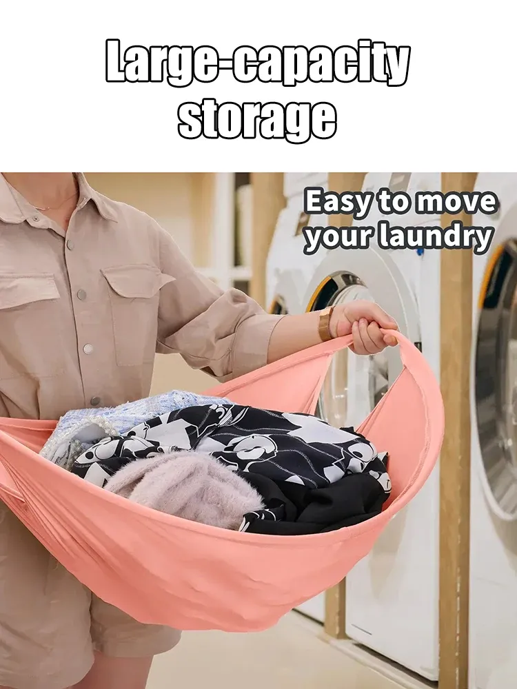 Panier à linge pliable rangement de vêtements