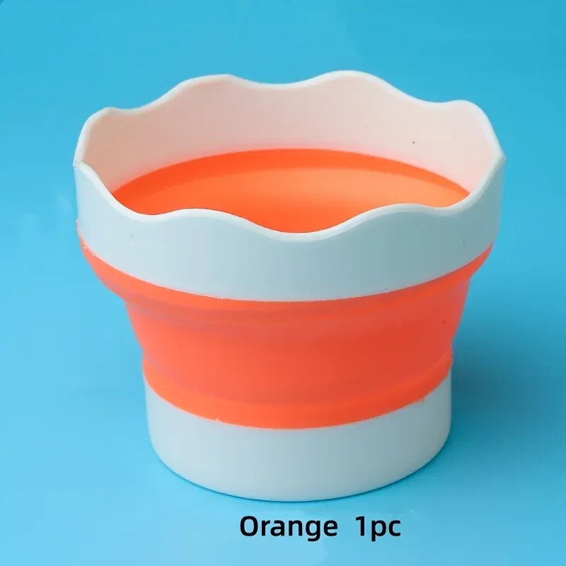 Mini seau pliable en silicone, accessoire d'atelier