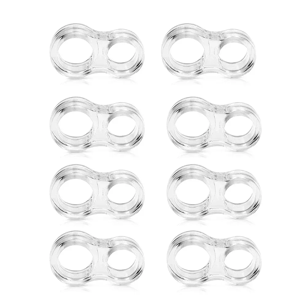 Butée de porte sans perçage, amortisseur de porte transparent en silicone, accessoire de fixation mural, butée de sécurité pour meubles et habitat 7