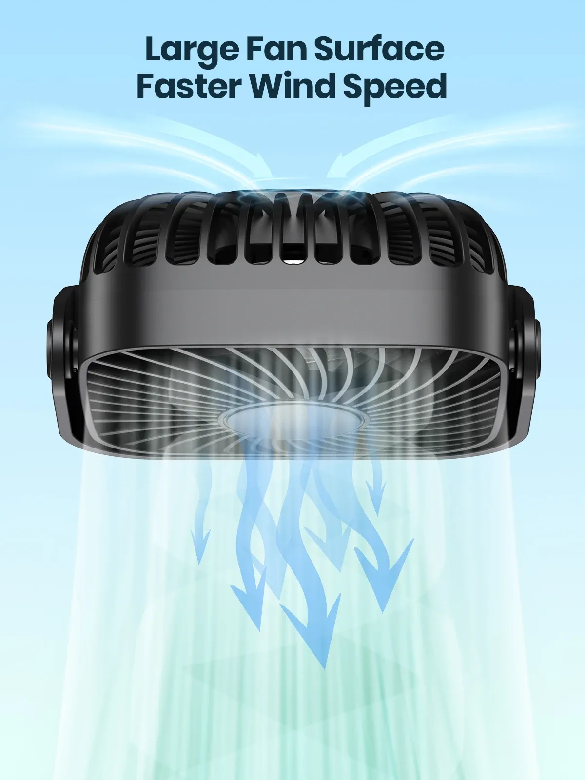 Détail de la finition du ventilateur TOPK