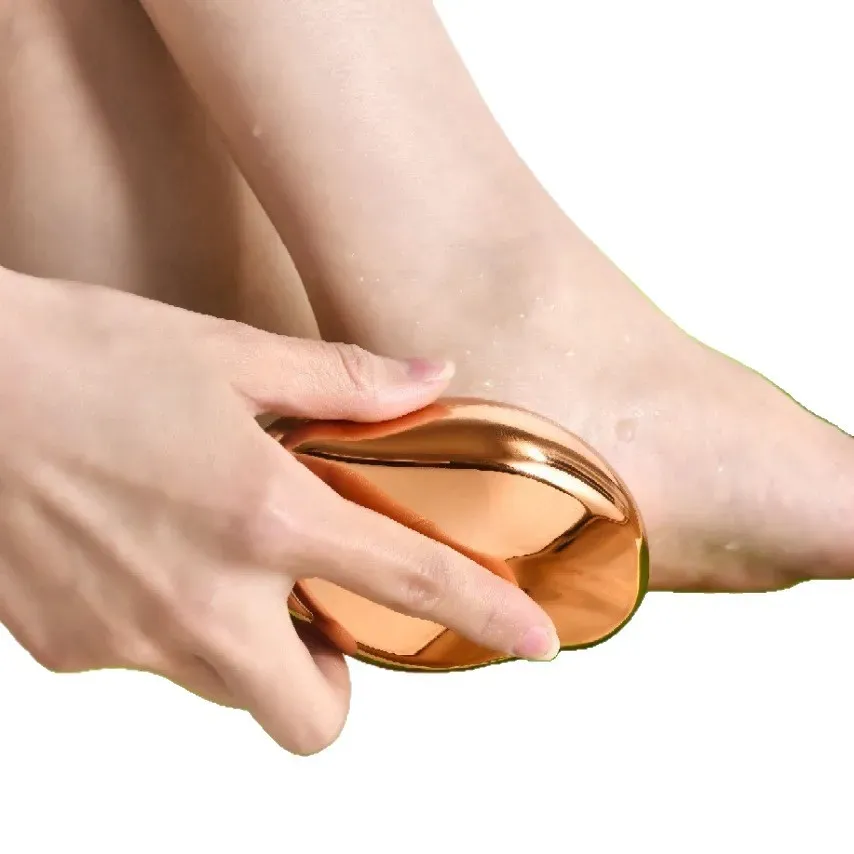Râpe à pieds 2 en 1 en verre nano haute densité pour éliminer les callosités et les peaux mortes – Outil de pédicure 3