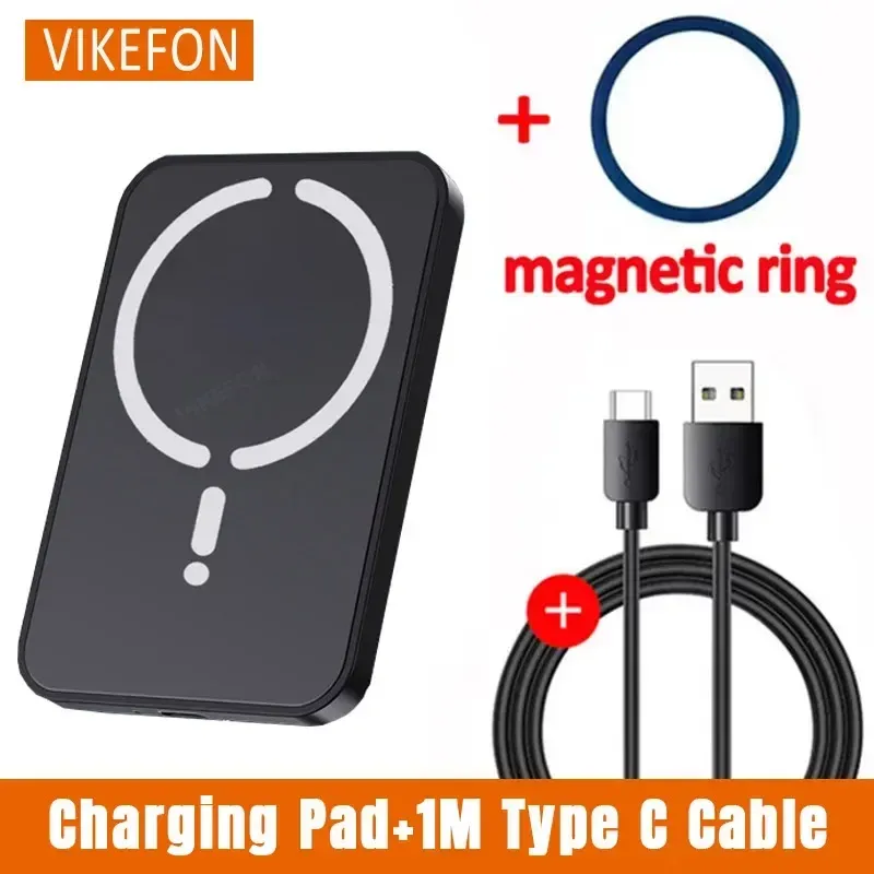 Support magnétique sans fil pour grille d'aération de voiture avec chargeur rapide compatible iPhone 8