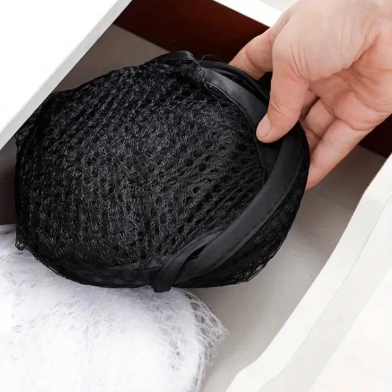 Panier à linge pliable en maille ventilée, gain de place pour salle de bain 4