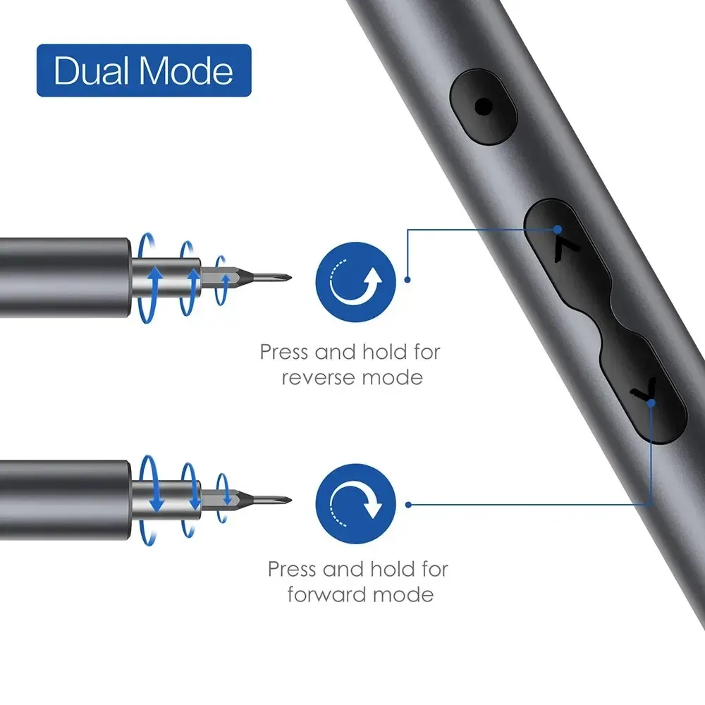 Tournevis électrique de précision 62 en 1, kit d'outils électriques, mini tournevis sans fil rechargeable à embouts magnétiques pour téléphone portable Xiaomi 3