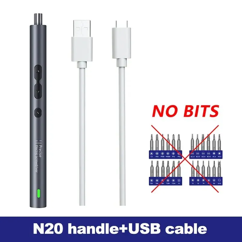 Tournevis électrique de précision 62 en 1, kit d'outils électriques, mini tournevis sans fil rechargeable à embouts magnétiques pour téléphone portable Xiaomi 7