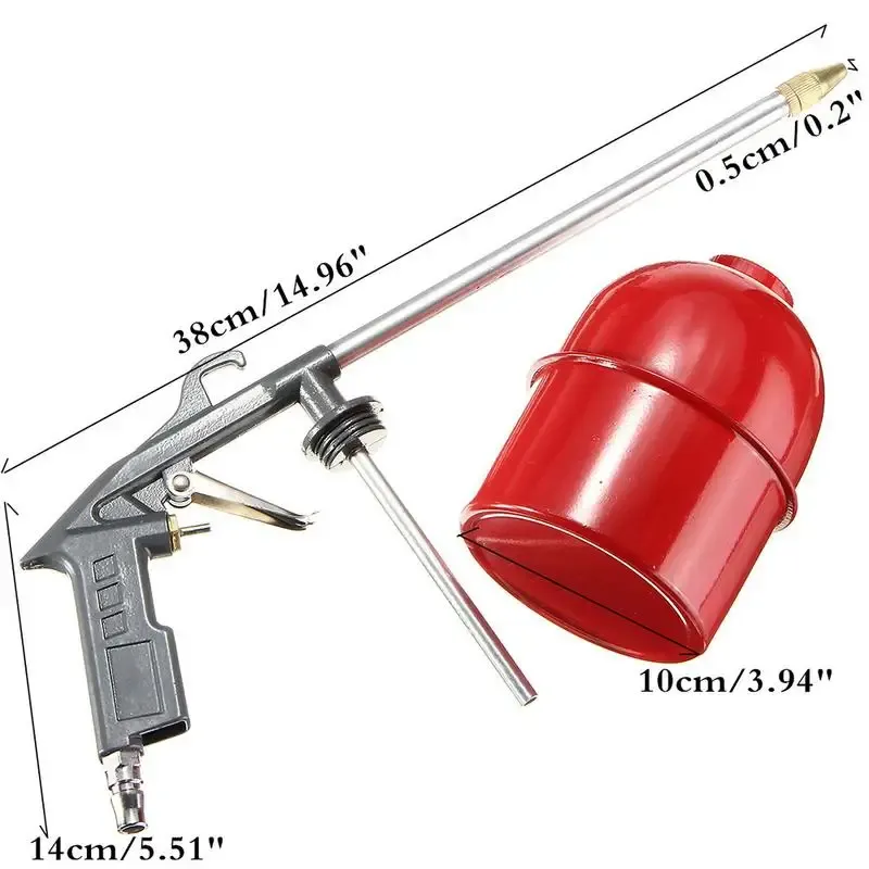 Pistolet pulvérisateur pneumatique à solvant pour dégraissage moteur de voiture, pistolet à eau haute pression, accessoires d'entretien automobile 6