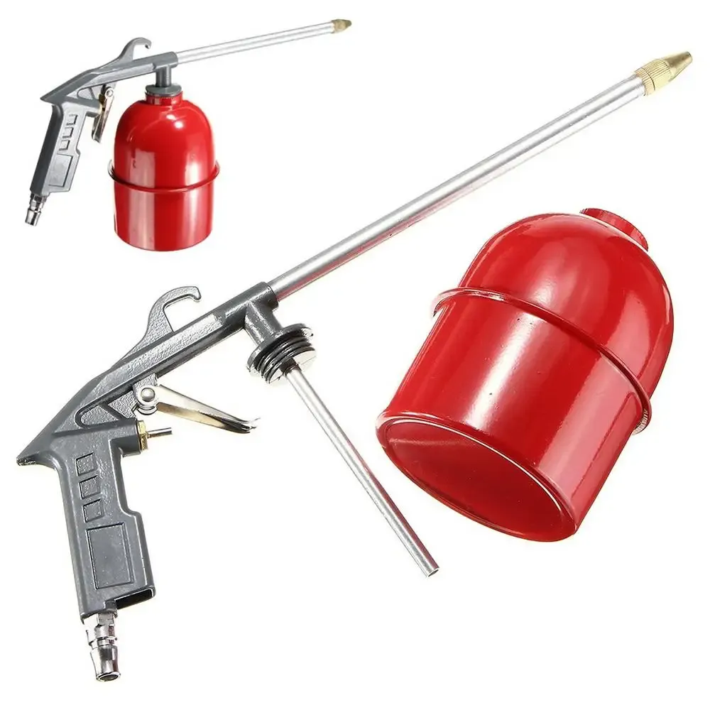Pistolet pulvérisateur en utilisation sur machine