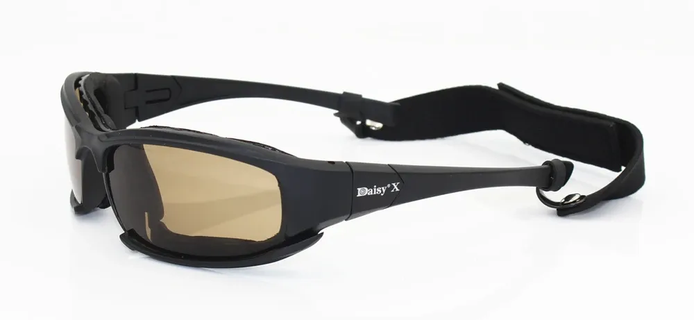 Lunettes de soleil polarisées Daisy X7 pour hommes, verres fumés pour moto et cyclisme 5