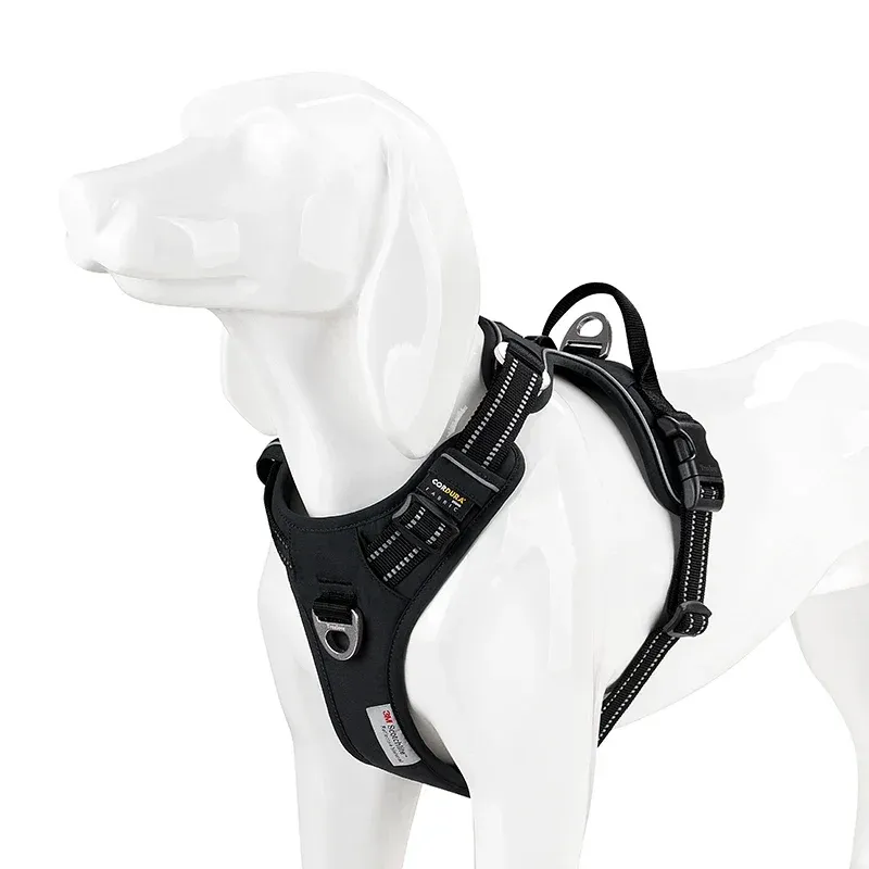 Harnais pour animaux de compagnie sans traction en nylon réfléchissant, réglable, style Step-in – TRUE LOVE TLH5654 2
