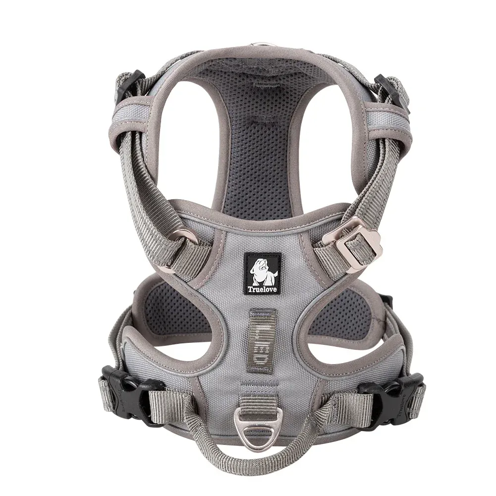 Harnais pour animaux de compagnie sans traction en nylon réfléchissant, réglable, style Step-in – TRUE LOVE TLH5654 10