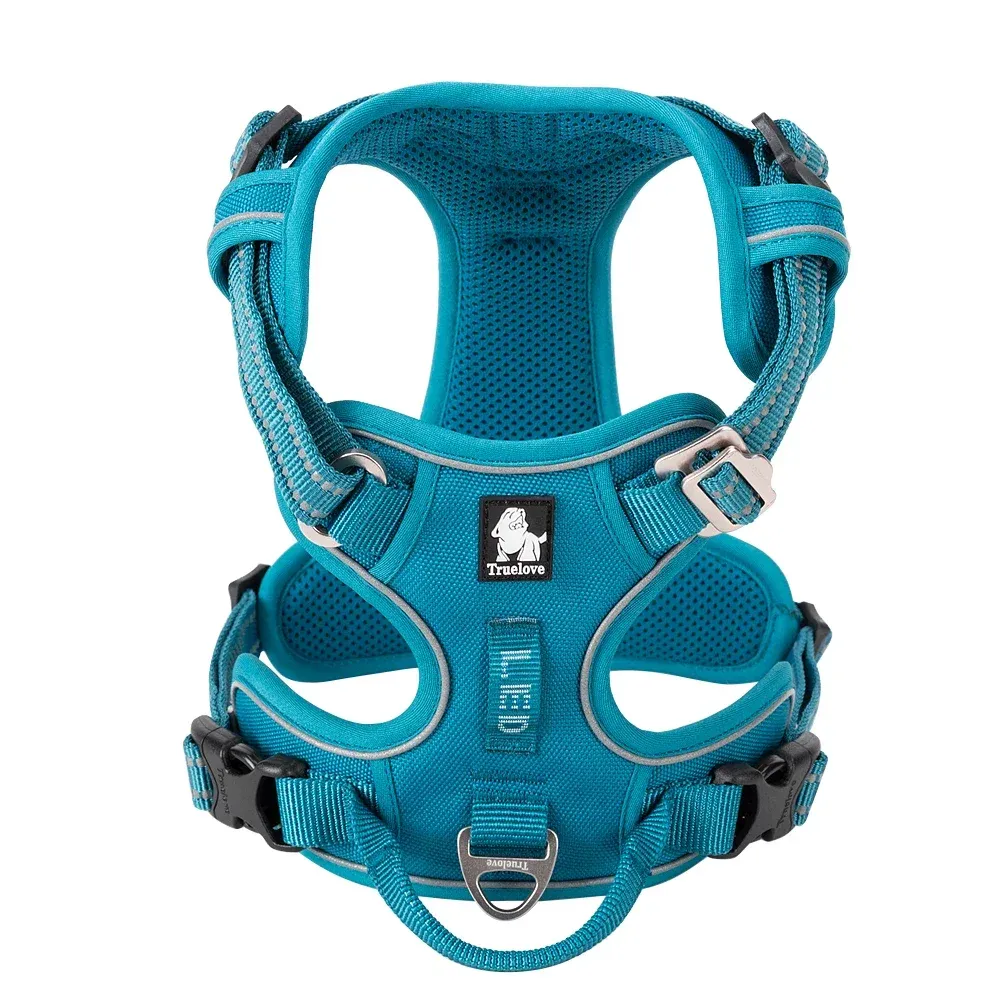 Harnais pour animaux de compagnie sans traction en nylon réfléchissant, réglable, style Step-in – TRUE LOVE TLH5654 14