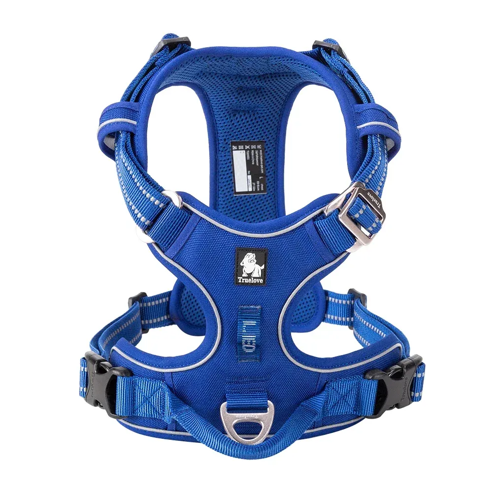 Harnais pour animaux de compagnie sans traction en nylon réfléchissant, réglable, style Step-in – TRUE LOVE TLH5654 15