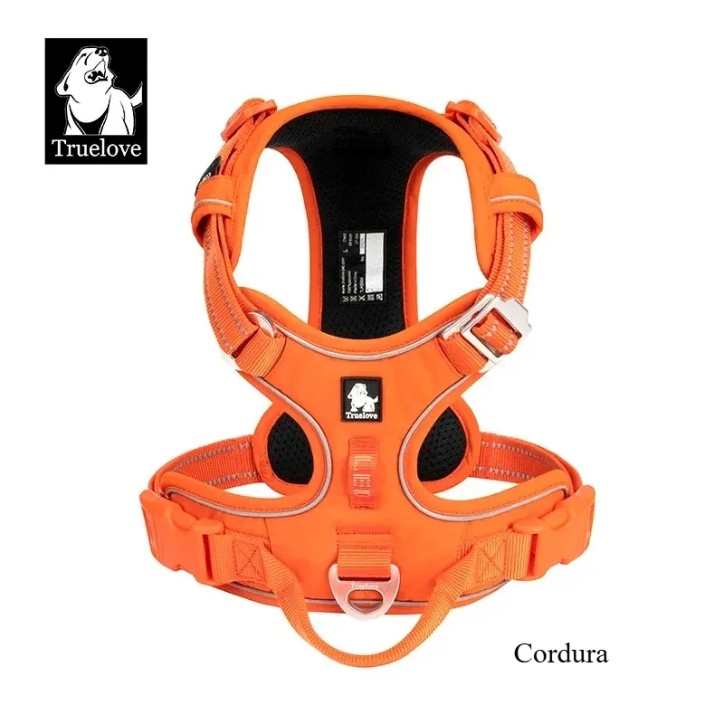 Harnais pour animaux de compagnie sans traction en nylon réfléchissant, réglable, style Step-in – TRUE LOVE TLH5654 21