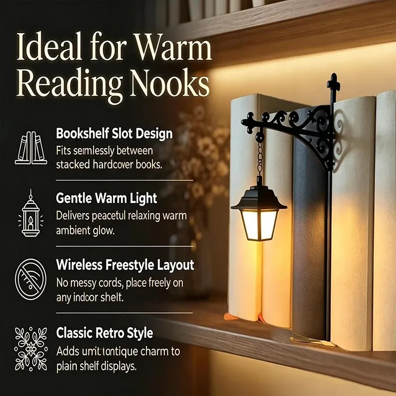 Lampe de lecture vintage à LED, décorative pour la maison 4