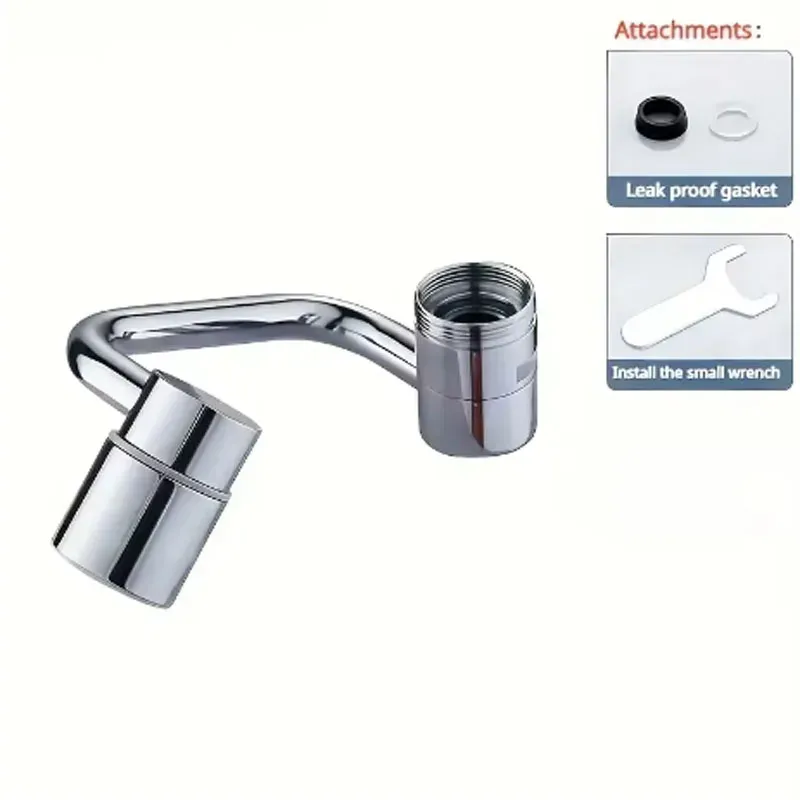 Accessoire de lavabo universel en acier inoxydable