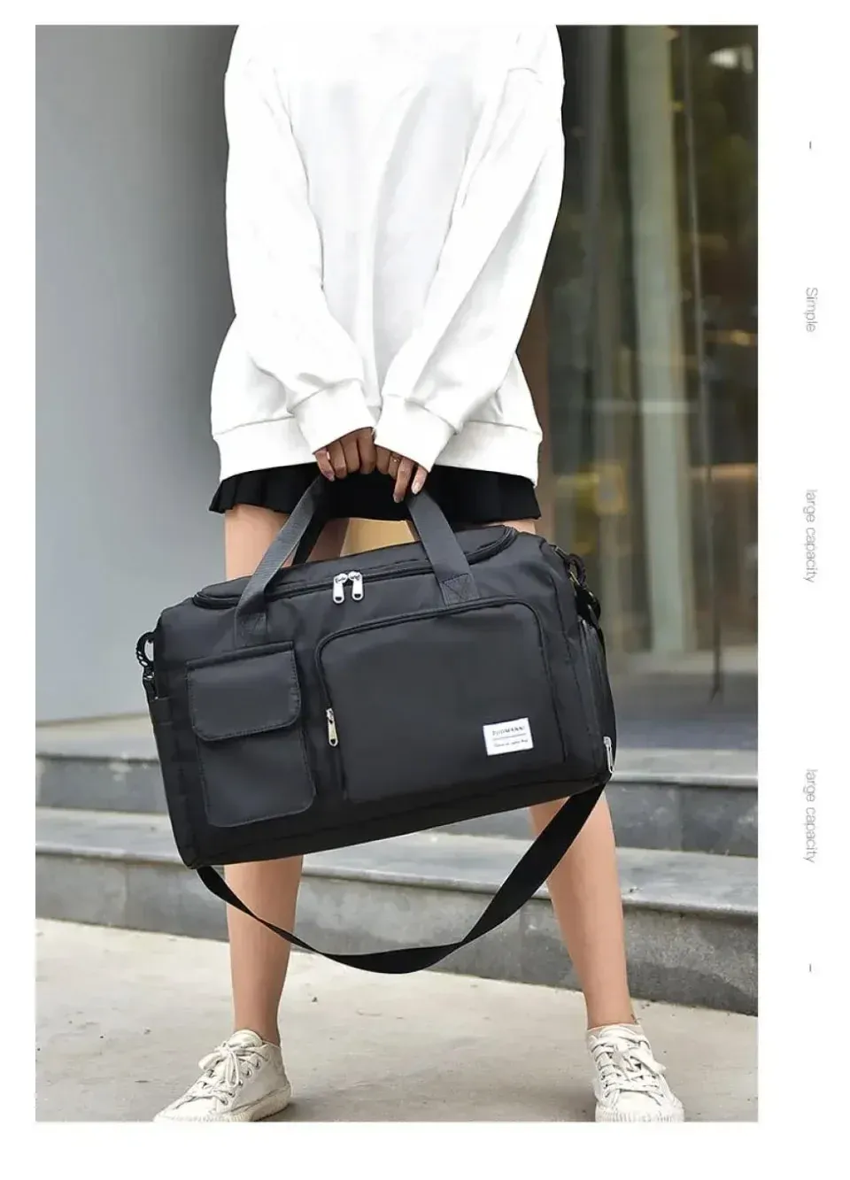 Sac de sport en extérieur