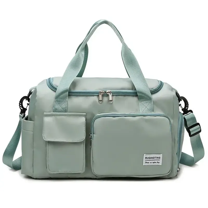 Grand sac de voyage week-end avec compartiment à chaussures, sac de sport femme à bandoulière 8