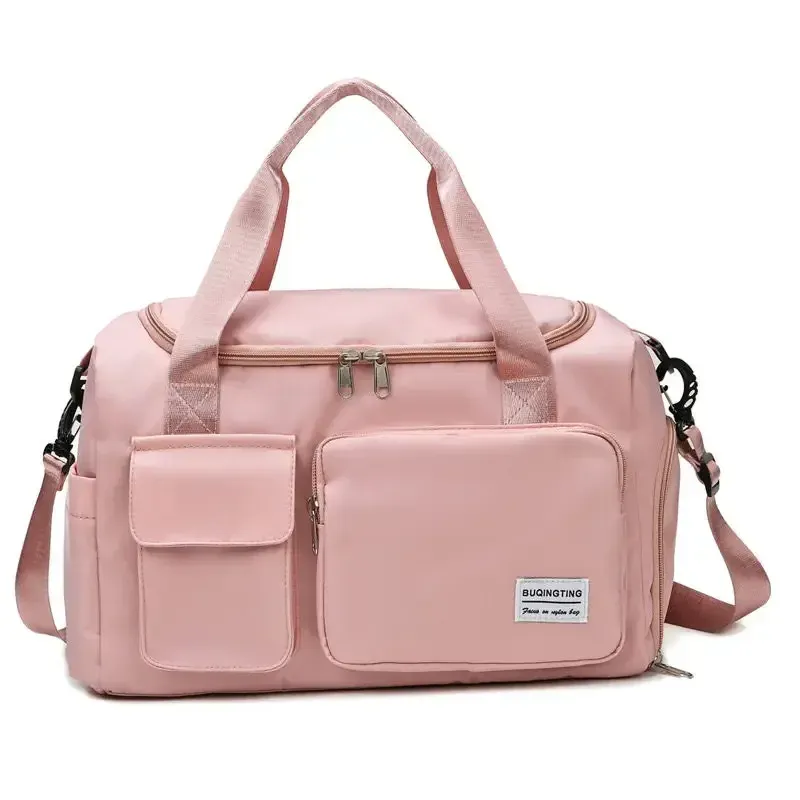 Grand sac de voyage week-end avec compartiment à chaussures, sac de sport femme à bandoulière 14