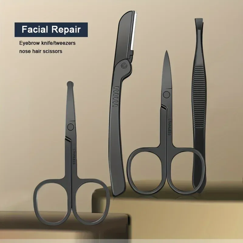 Détail des outils de manucure en acier inoxydable