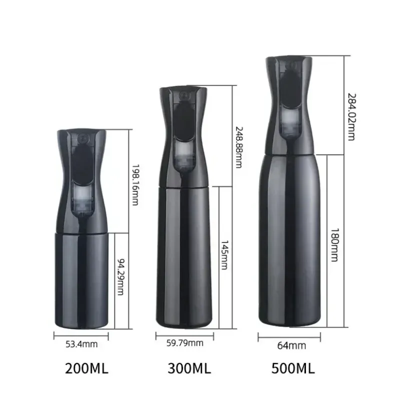Pulvérisateurs d'eau haute pression rechargeables, flacons brumisateurs à brume continue, pulvérisateur automatique pour salon de coiffure, 200/300/500 ml 5