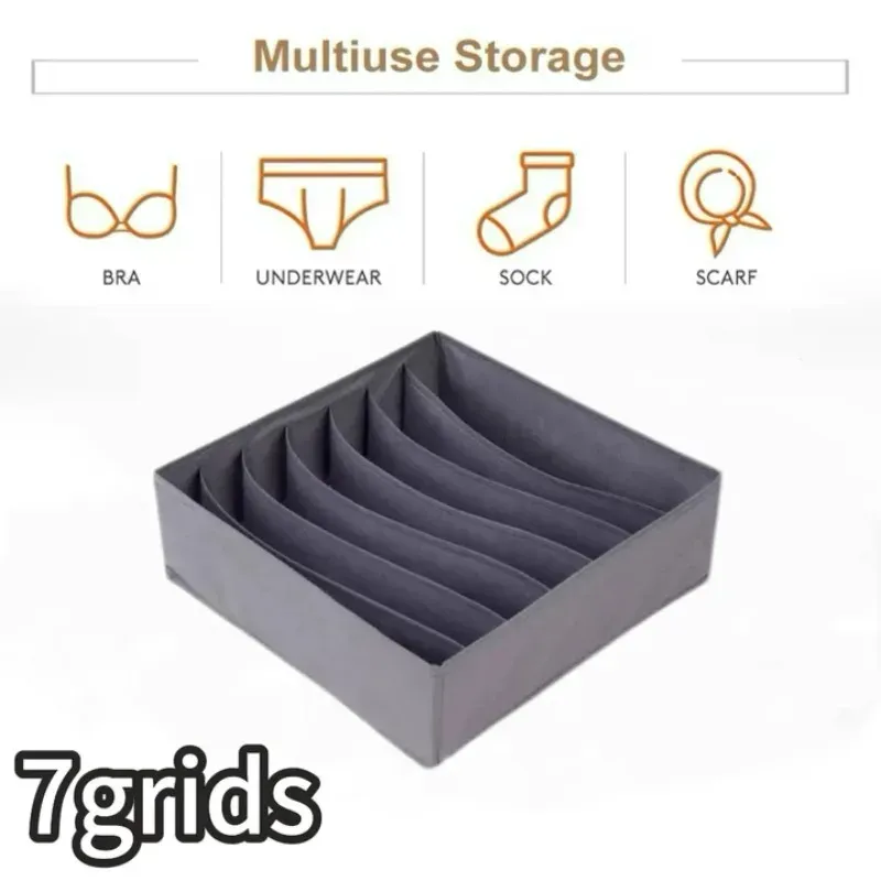 Organisateur de tiroir pour sous-vêtements, chaussettes et soutiens-gorge, boîte de rangement pour pantalons, cravates et vêtements, idéal pour armoire et garde-robe 16