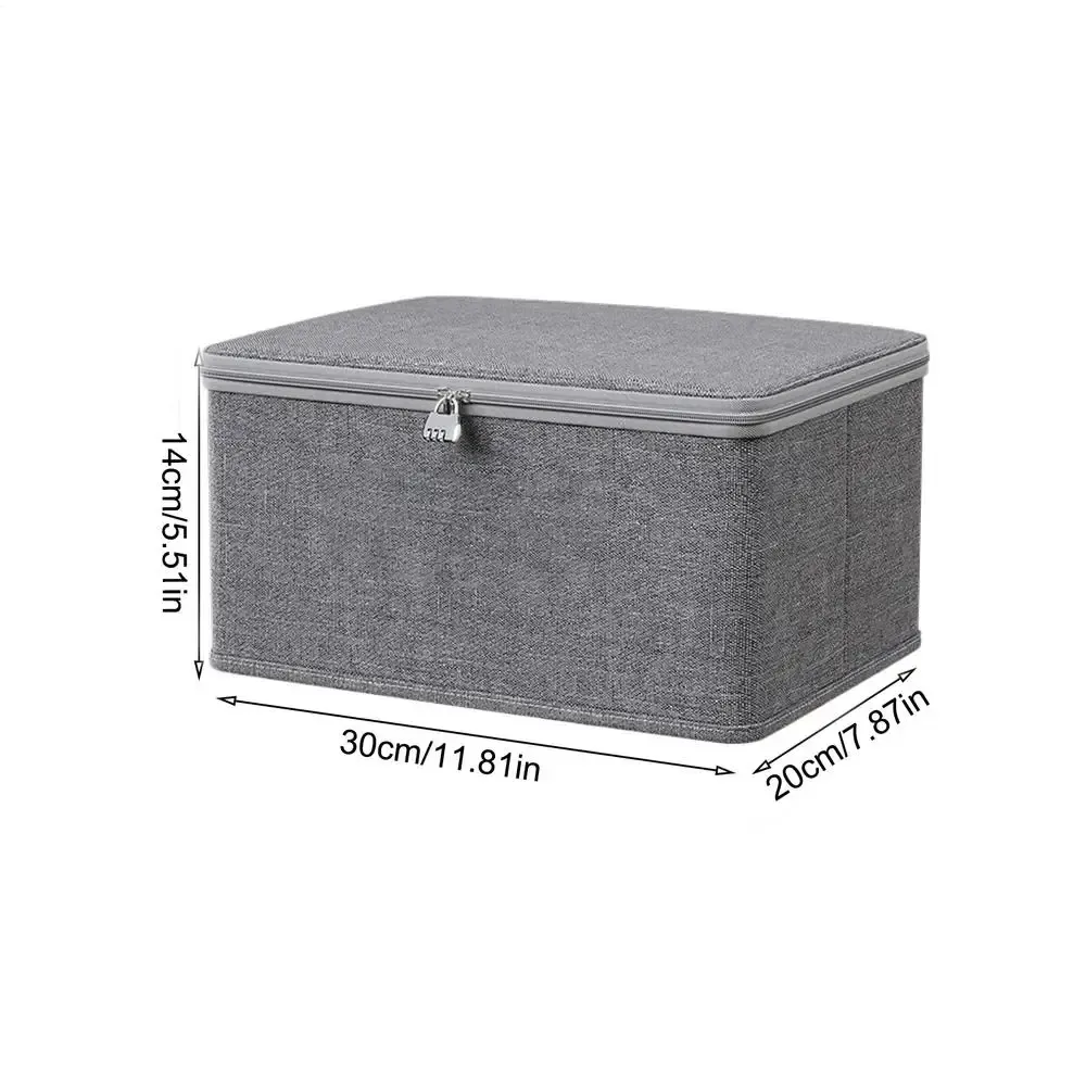 Boîte de rangement verrouillable finition