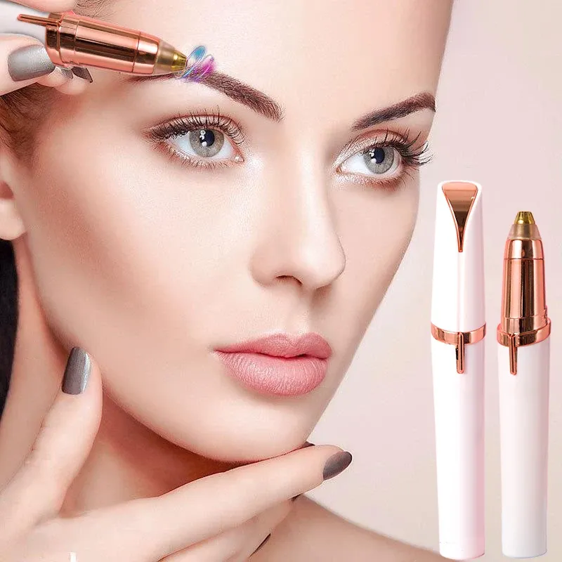 Tondeuse électrique pour femme – Crayon épilateur automatique pour sourcils à batterie - Image 1